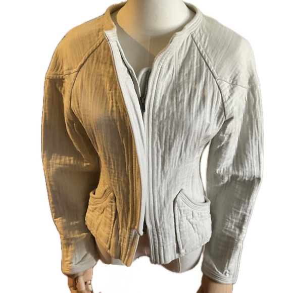Isabel Marant Quilted Cotton Biker Short Jacket in Pristine Condition size 1 - Picture 1 of 15